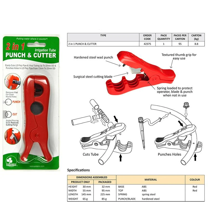 2 In 1 Irrigation Punch & Cutting Tool - Image 5