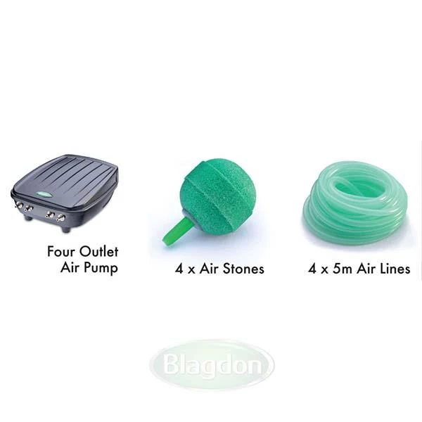 Blagdon Pond Air Pump Oxygenator - 4 Outlets - Image 2