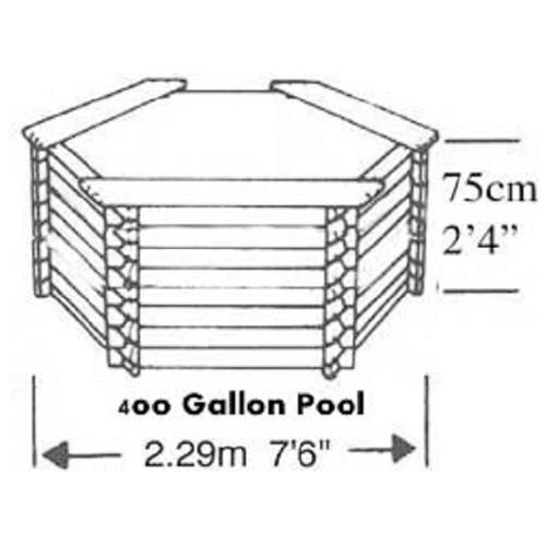 Norlog 400 Gallon Raised Pond - Image 2