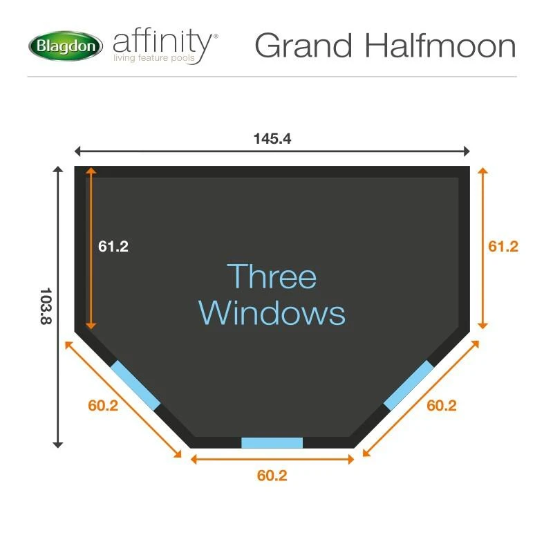 Blagdon Affinity Grand Half Moon Mocha Pond - Image 3
