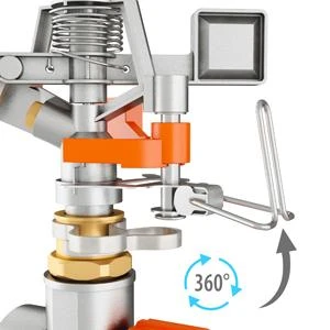 Claber Impact Sprinkler On Metal Spike - 9623 - Image 4