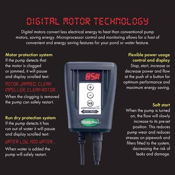 Blagdon Amphibious IQ Pond Pump 6000-12000 - 1056137 - Image 4