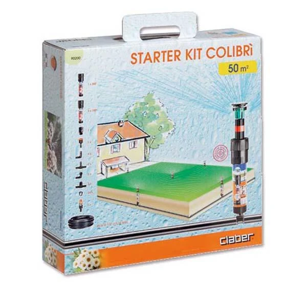 Claber Colibri Pop Up Lawn Watering Kit - 50M - Image 2