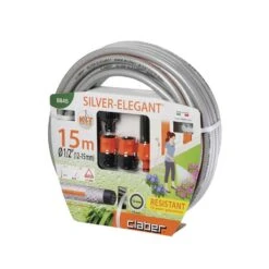 Claber Silver Elegant Plus 15m Hose Kit - 8845