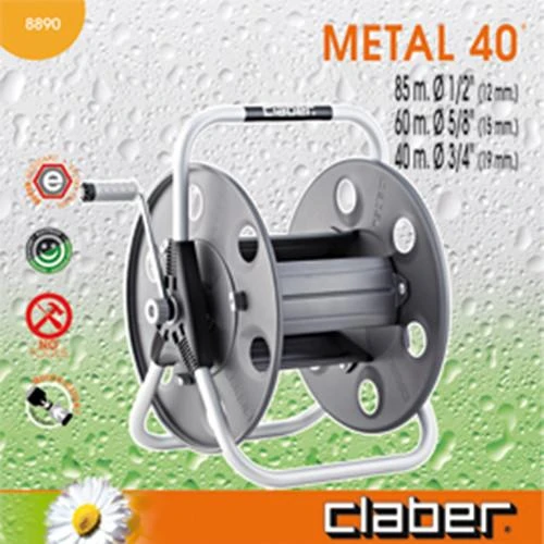 Claber Metal 40 Hose Reel - 8890 - Image 2