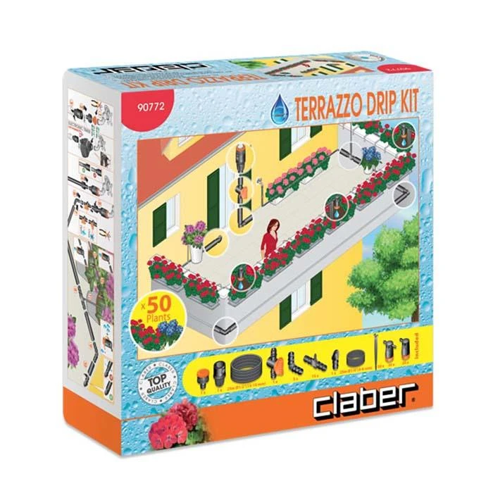 Claber Terrazzo Irrigation Drip Kit - 90772