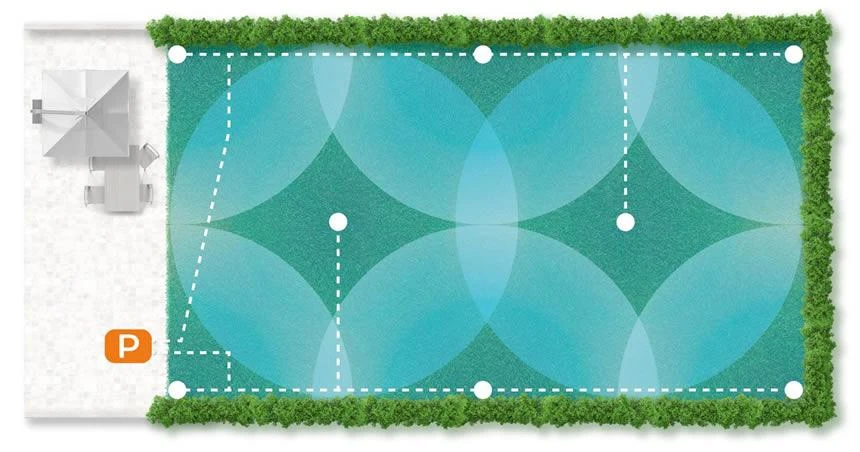 Claber Colibri Pop Up Lawn Watering Kit - 130M - Image 2