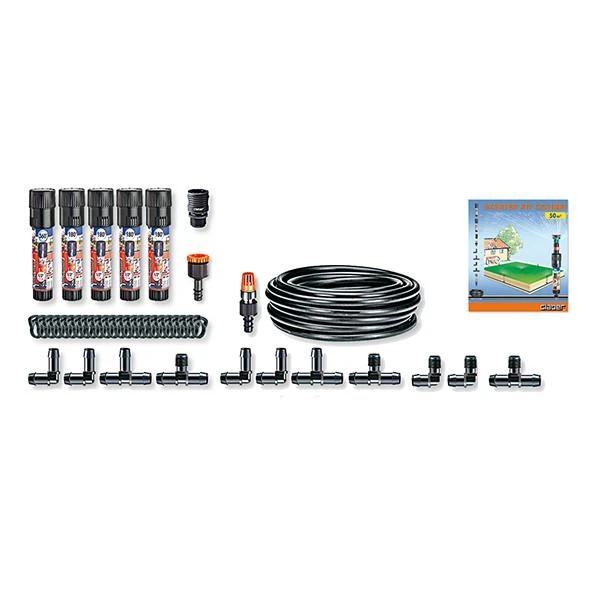 Claber Colibri Pop Up Lawn Watering Kit - 50M