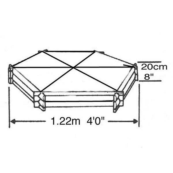 Norlog Medium Herb Wheel Planter - Image 3