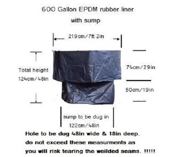 Norlog 600 Gallon Liner