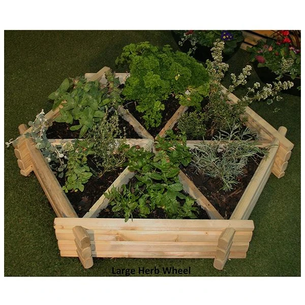 Norlog Medium Herb Wheel Planter - Image 2